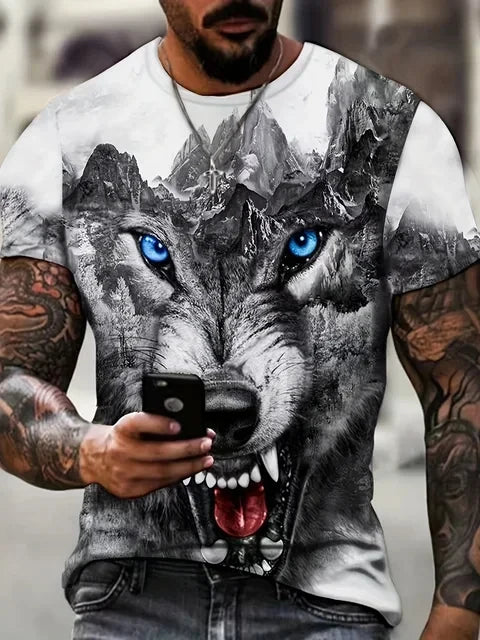 Camiseta sport Jovem Natureza Animal