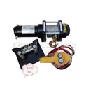 Guincho Elétrico corda de Aço 12V/24V - 2.040KG Tração -  Carro - Pickup off -road Controle