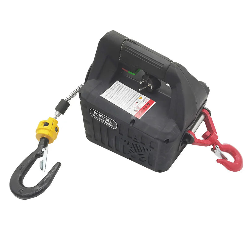 Electric portable crane with 500kg capacity - Remote control operation