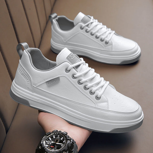 Men's Casual Non-Slip Leather Sneakers - UrbanGrip