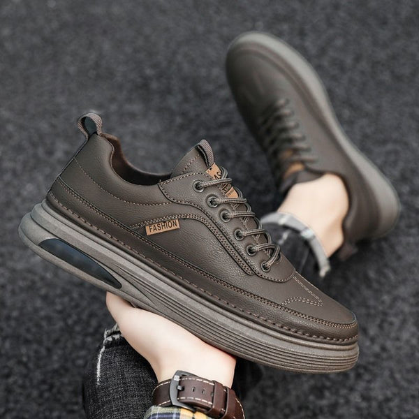 Men's Casual Non-Slip Leather Sneakers - UrbanGrip