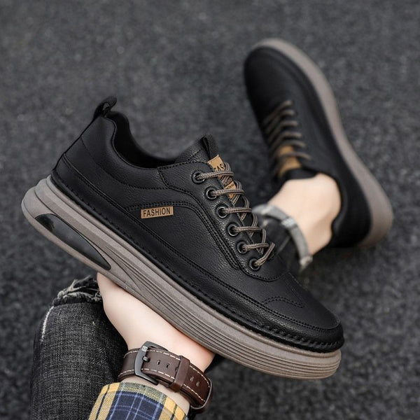 Men's Casual Non-Slip Leather Sneakers - UrbanGrip