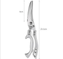 Tesoura de Cozinha Trinchante Multiuso em Aço Inoxidável