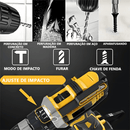 Parafusadeira e Furadeira de Impacta Reversa sem Fio