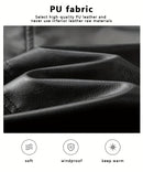 Jaqueta masculina slim fit para motociclista, coleção outono inverno