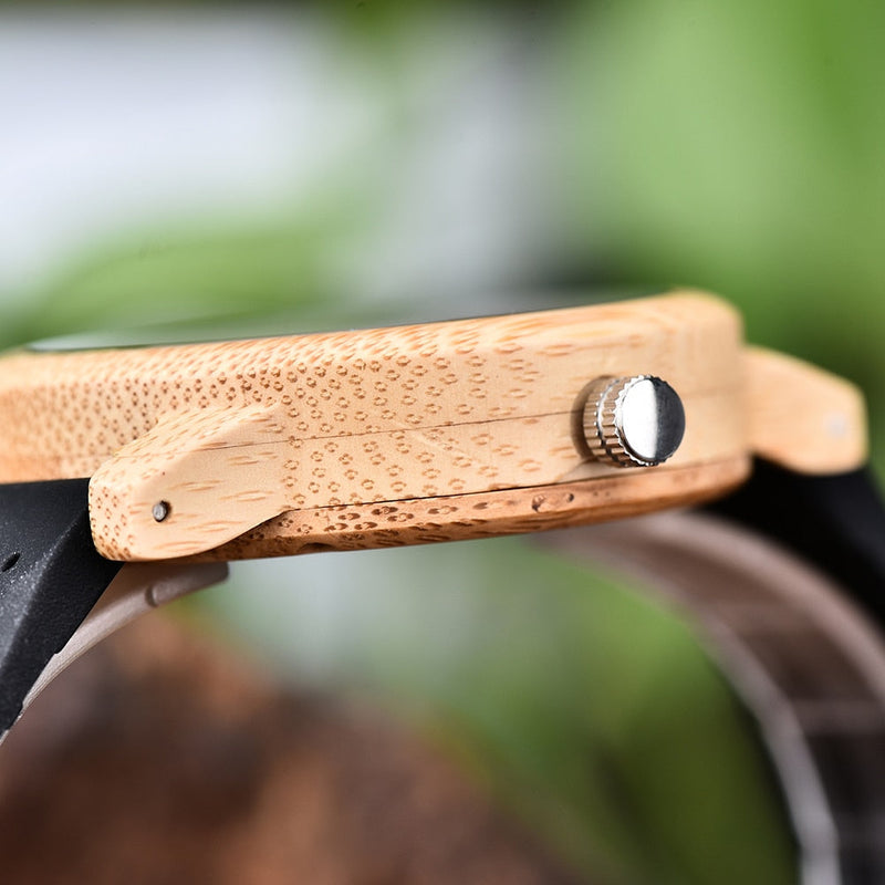 Bamboo Wood Men's Women's Watch