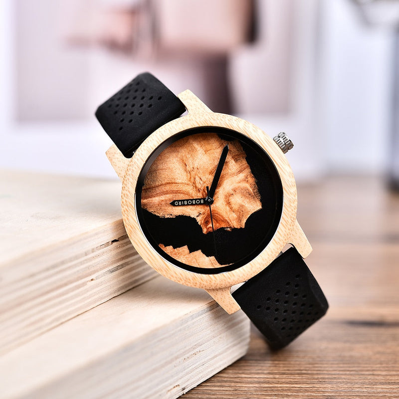 Bamboo Wood Men's Women's Watch