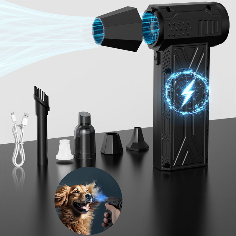 Aspirador de pó portátil para carros, residências e janelas, potente e recarregável via USB