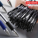 Pacote com 18 canetas em gel: 3 canetas + 15 refis. Caneta à base de água padrão euro