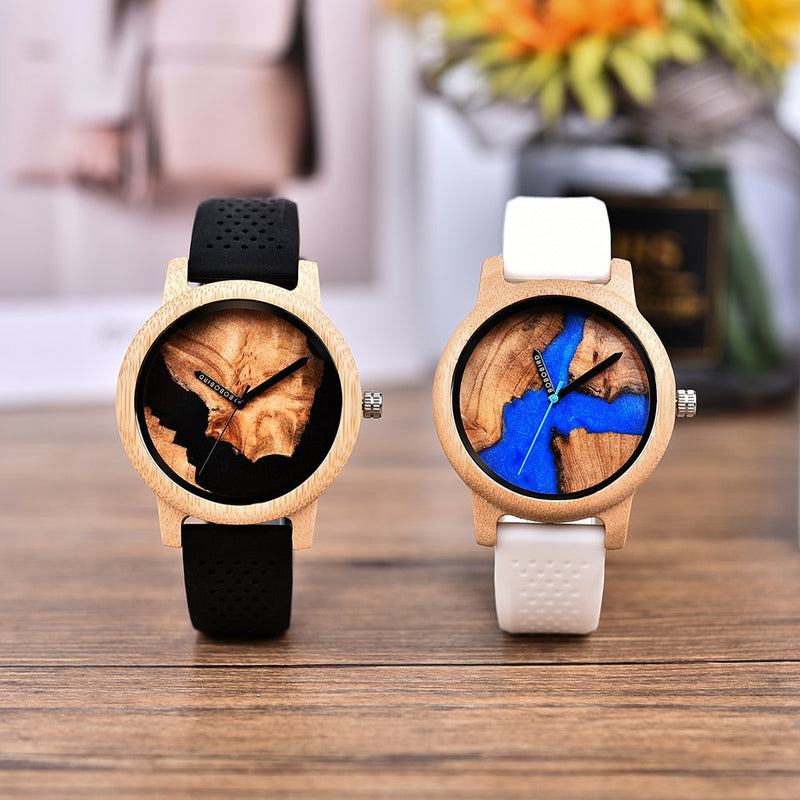 Bamboo Wood Men's Women's Watch