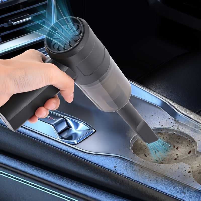 Aspirador de Pó ,sem Fio Sucção e Sopro Recarregável, Uso carro e Casa