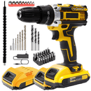 Parafusadeira e Furadeira de Impacta Reversa sem Fio