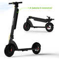 Patinete Elétrico Dobrável de 10 Polegadas, Motor de 500W, Autonomia de 35km, Velocidade Máxima de 32km/h, Equipado com Freios a Disco Eletrônicos e Freios a Tambor, Capacidade Máxima de Carga de 120kg, Suporta Bateria Removível e Substituível Ativo