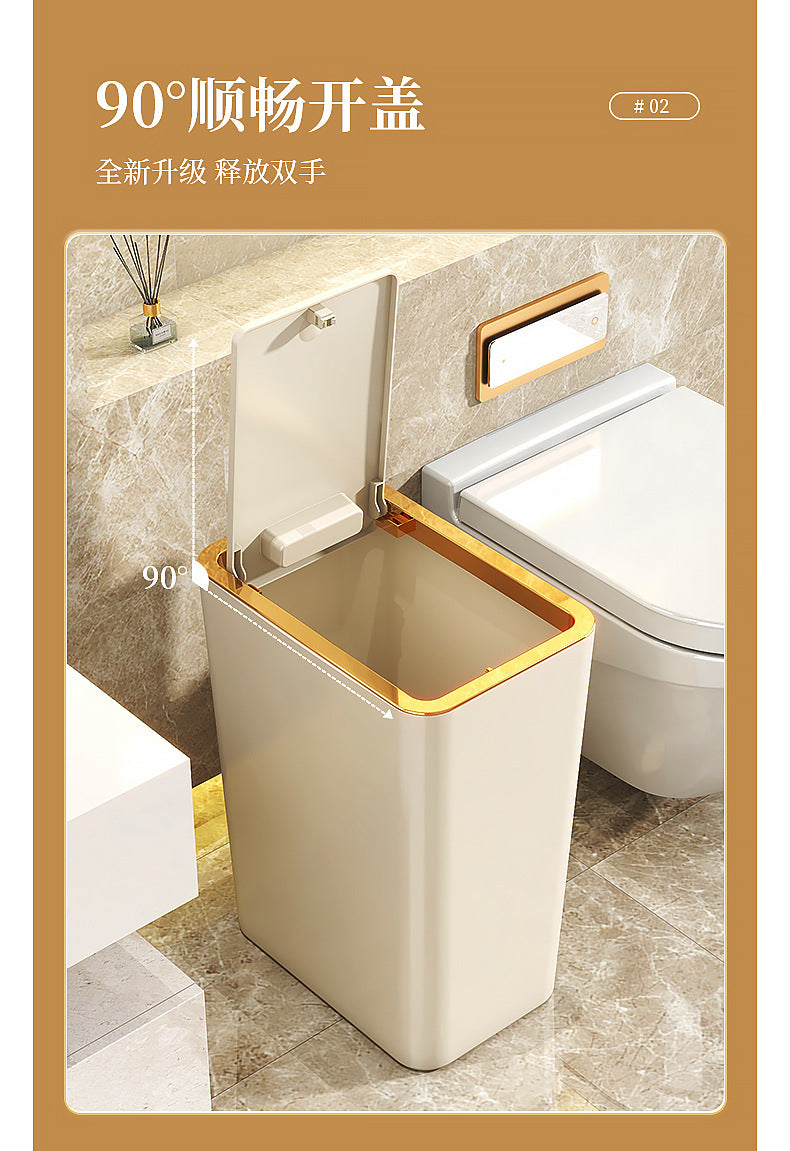 Lixeira Luxo com tampa Automáticas