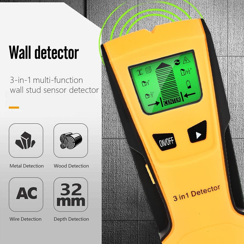 Barrier Detector - 3 in 1 Wall Scanner