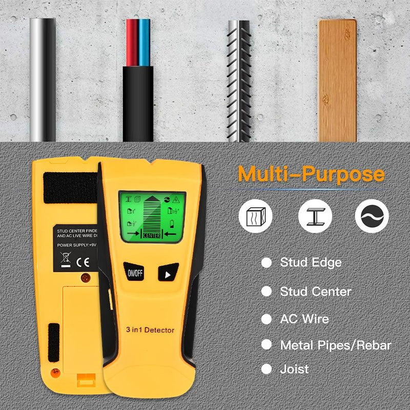 Barrier Detector - 3 in 1 Wall Scanner