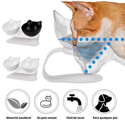 Orthopedic Anti-Vomiting Bowl for Cats